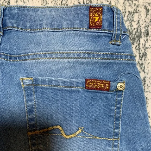 7 For All Mankind girls jean shorts. Size 14. - Picture 6 of 6